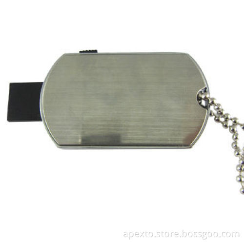 Dog tag USB Flash Sticks, Plug-and-play Function, Suitable for Apple's Mac, PCs, No Driver Required